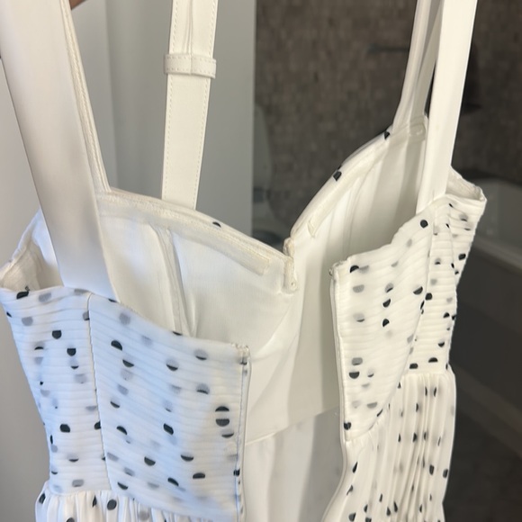 Self portrait polka dot chiffon dress - Picture 7 of 8